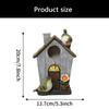 Resin Bird House Waterproof Outdoor Easy Installation Garden House Attracts Bird Hummingbird Shelter Cage Nest