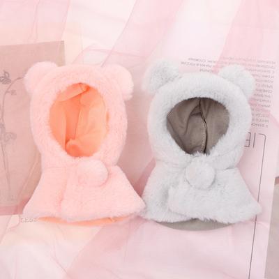 15/20cm Plush Doll's Clothes Handmade Hooded Cloak Korea Idol Doll Clothes Suit Cute Bear Toy Clothes Soft Animal Doll Clothing