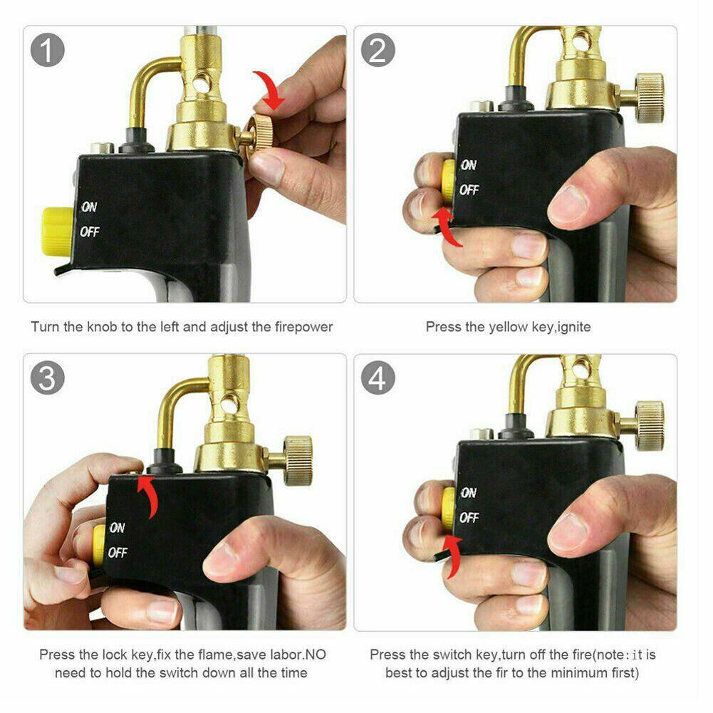 Portable High Ht Welding Plumbing Torches Gas Soldering Plumbing Blow Torch Soldering Professional Brazing Torch