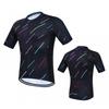 Men Women Cycling Jersey Short Sleeve Bike Shirt Breathable Quick Dry Road Mountain Riding
