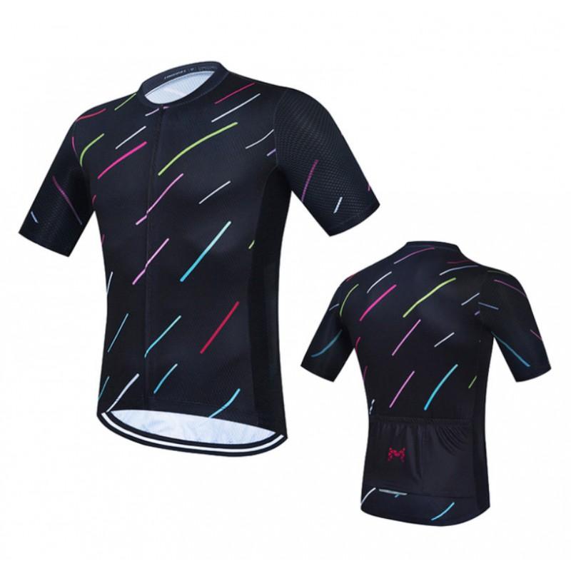 Men Women Cycling Jersey Short Sleeve Bike Shirt Breathable Quick Dry Road Mountain Riding