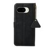 For Google Pixel 10a Case RFID Blocking Genuine Cow Leather Phone Cover Litchi Texture