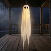 Kit Fantôme Lumineux pour la Maison 3 Pièces Grands Fantômes Suspendus Lumineux Décoration d'Halloween, 1.2M + 1.5M Extérieur Intérieur Jardin Scènes de Fête Volants Effrayants avec