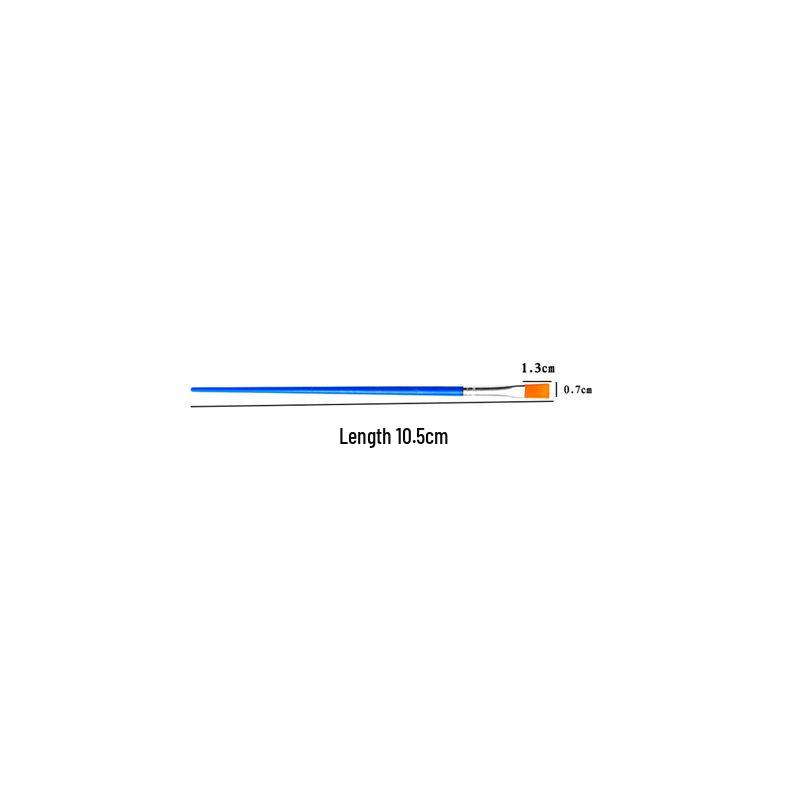 Nylon Flat Head Acrylic Paint Brush Set for Kids - Fine Tip Liner for Digital Art & Crafts