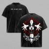 Hot Anime Chainsaw Man Reze Print T-shirt Men Women Short Sleeve Clothing Cotton Tshirt Retro Washed T Shirt Harajuku Manga Tops