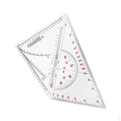 2x Triangle Ruler Square Protractor for Geometry Lightweight Measuring Layout