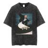 Heisenberg Breaking Bad Vintage Washed T Shirt Better Call Saul Graphic Print T-shirts Women's Pure Cotton Short Sleeves Tee Shirt