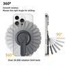 2025 Magnetischer Handy-Griffhalter 3-in-1 Magnetischer Fingerringhalter Doppelseitiger Magnetischer Handy-Ständer für iPhone 17 16 15 14 13