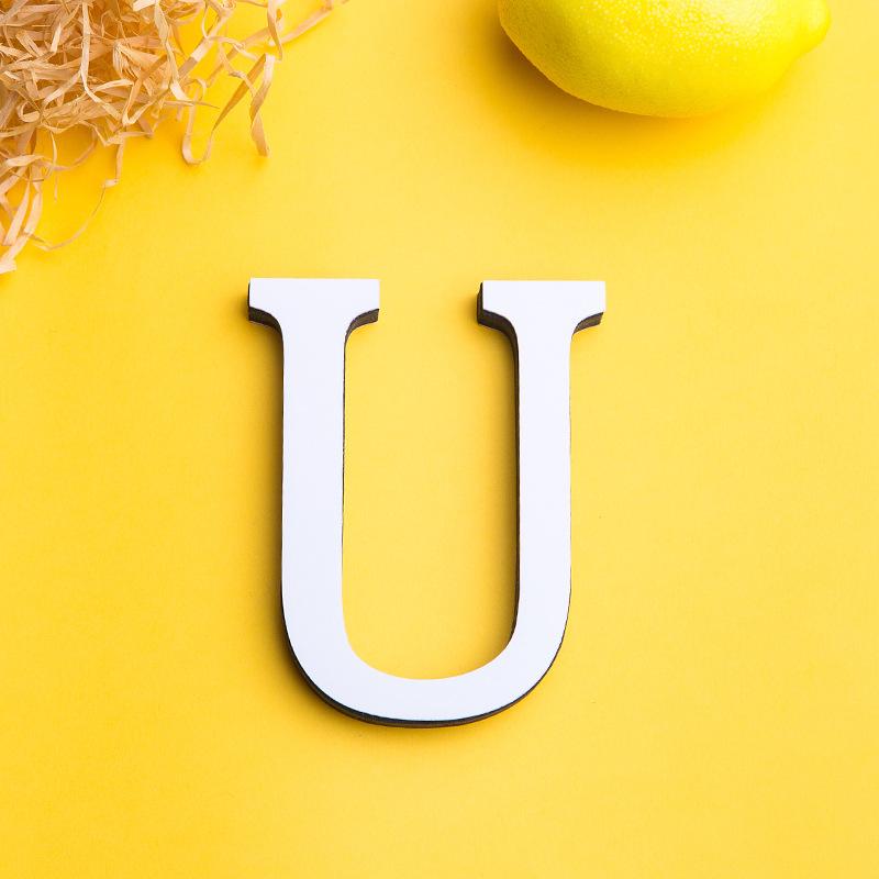 

Украшение дома, белое акриловое зеркало, наклейки на стену с английскими буквами, комбинация пены EVA. U белый