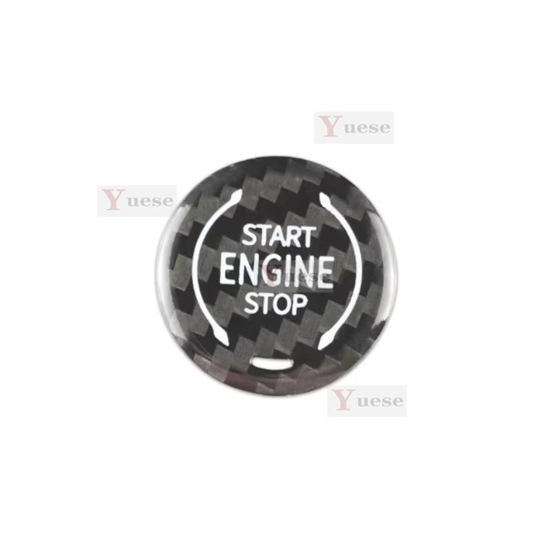 For Lexus RC Car Engine Start Stop Button Cover Real Carbon Fiber Sticker 2014 2015 2016