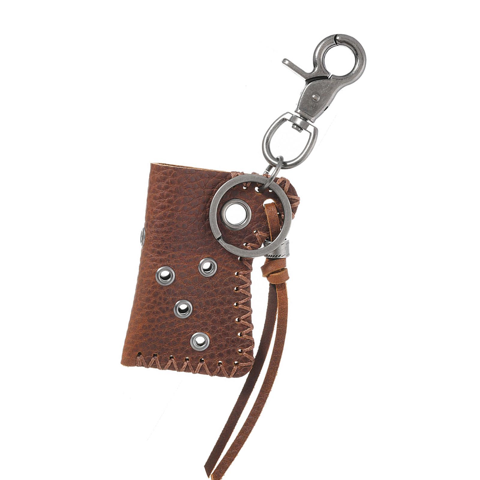 

Вінтажний шкіряний чохол для запальнички брелок Модний шкіряний чохол для запальнички брелок Прикраса для ключів для трендових аксесуарів 1 коричневий