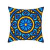 Bohemian Printed Peach Skin Velvet Pillow Cover Colorful Geometric Abstract Ethnic Style Pillow Cover