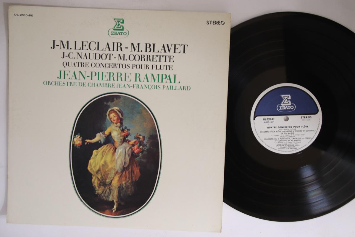 

LP Запись ЖАН-МАРИ ЛЕКЛЕР - МИШЕЛЬ БЛАВЕ, - Четыре концерта для флейты OS2510RE Erato 1971 Япония Классика Б/У