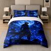 3Pcs Bed Set,Solo Leveling 1 Duvet Cover and 2 Pillowcases, Printed Bedding Decor For Guest Room