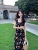 Women's Summer 2024 French-Inspired Seaside Long Dress