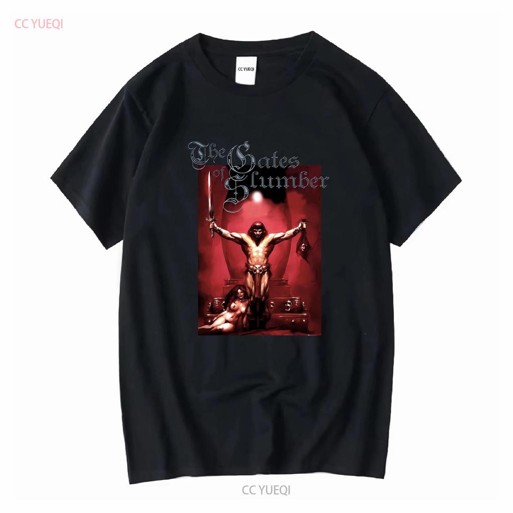 Gates of Slumber The Conqueror T shirt XL 110858 vintage Washed Casual Comfortable streetwear Breathable graphic Versatile Soft