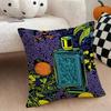 Luxury perfume illustration Cushion Cover Natural Linen Double Sided Print  Throw Pillow Case for Sofa Couch Home Decor
