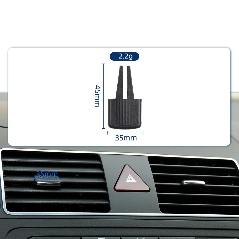 Für VW Touran 2005-2015 Schwarzer Auto Front Klimaanlage Lüftungsgitter Auslass Lasche Clip Reparaturset 1TD819703A