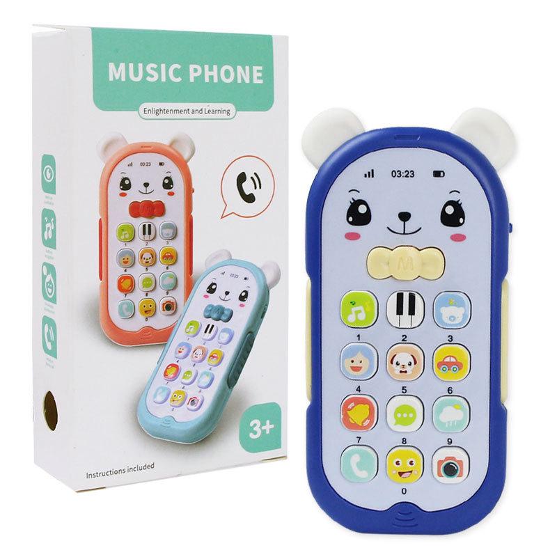Cross-border Little Chick & Bear Music Phone Toy for Infant Early Learning
