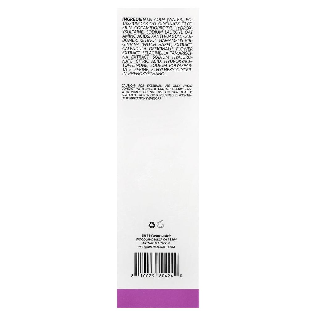 Retinol Cleansing Milk, All Skin Types, 118 Ml (4 Fl Oz)
