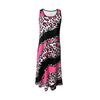 Women's Casual Maxi Dress Sleeveless Tie Dye Spaghetti Strap Summer Plus Size Swing Sundress with Pockets