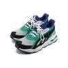 New LiNing Butterfly Anti Slip And Wear Resistant Lightweight Low Top Chunky Sneakers Men's Turquoise AGLN069-14
