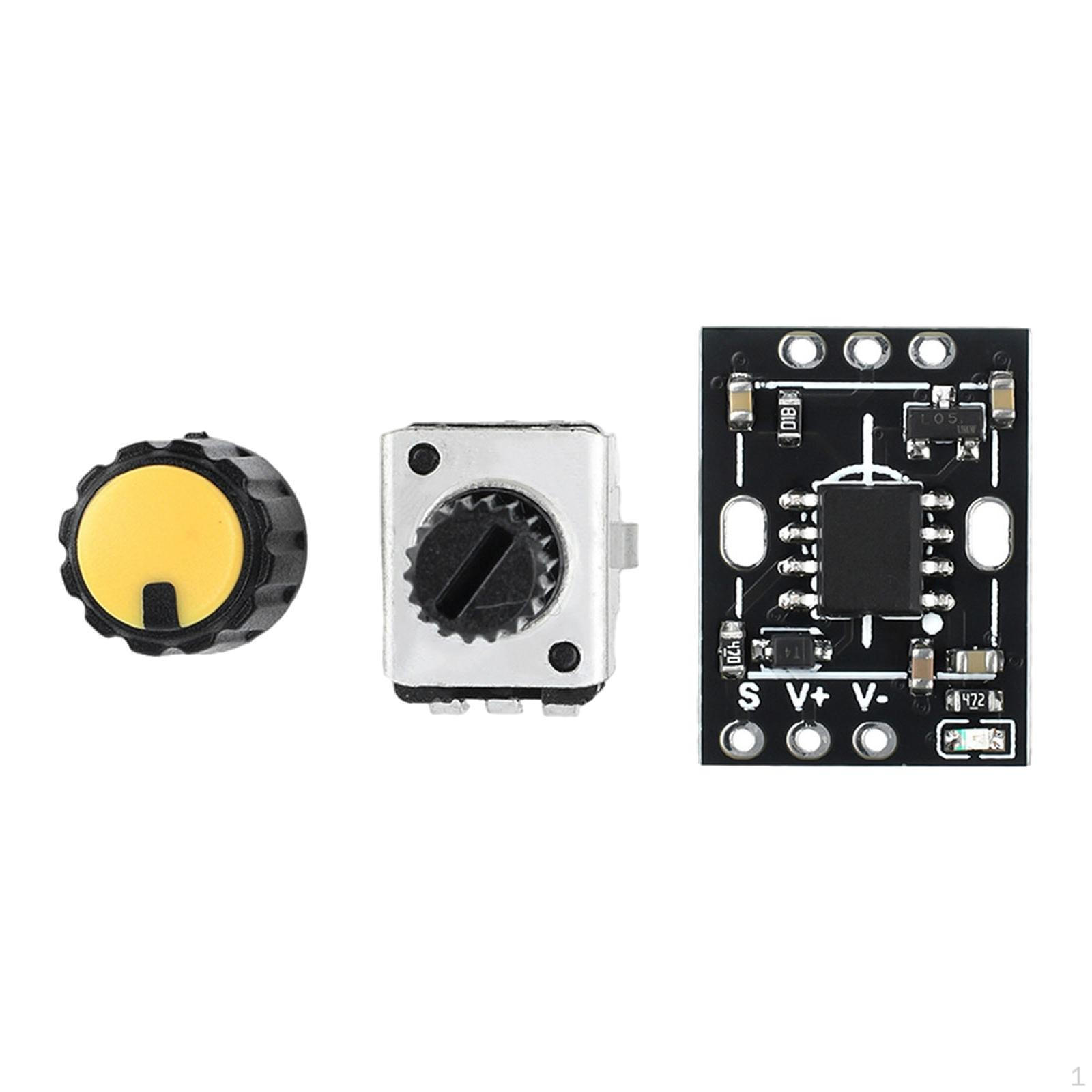 

PWM Fan Speed Controller Driver Component Lightweight -26V DIY Governor Adjustable Switch for Unassembled