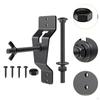 Spare Tire Holder Mount Wheel Carrier Black,Fasten Bracket Rack for Trucks Garages