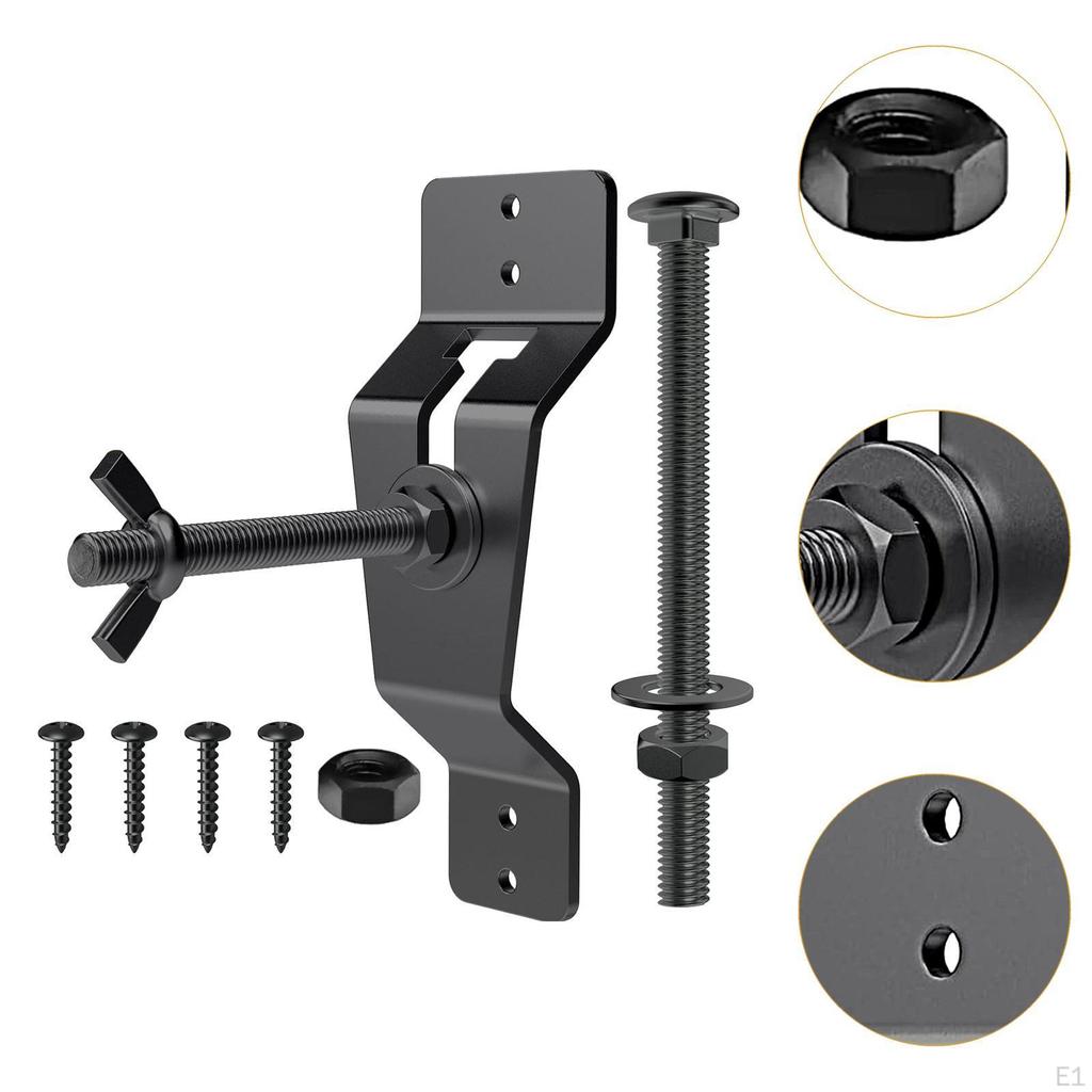 Spare Tire Holder Mount Wheel Carrier Black,Fasten Bracket Rack for Trucks Garages