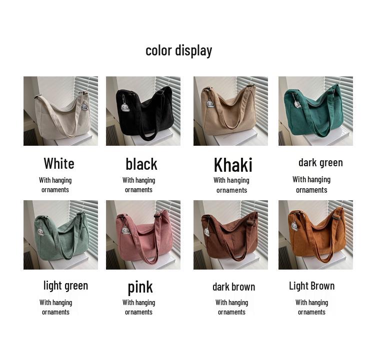 Trendige Damen-Freizeit-Crossbody-Knödeltasche im koreanischen japanischen Stil mit großem Fassungsvermögen