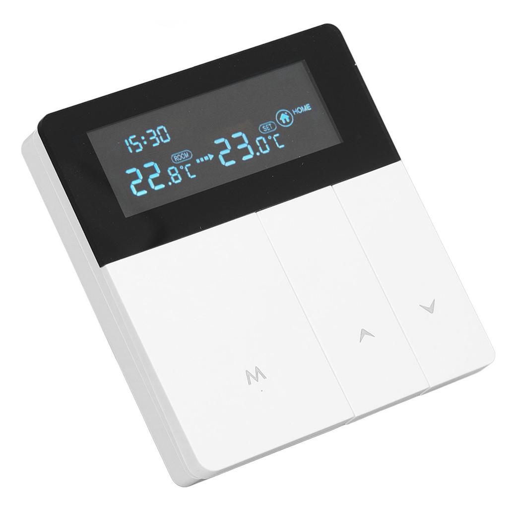 16A Smart Color Thermostat Programmable Smart Electric Heating Thermostat for Shopping Malls Hotels AC 90V‑240V