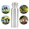 Stainless Steel Outdoor Portable Water Cup Drink Bottle Travel Mug 750mL