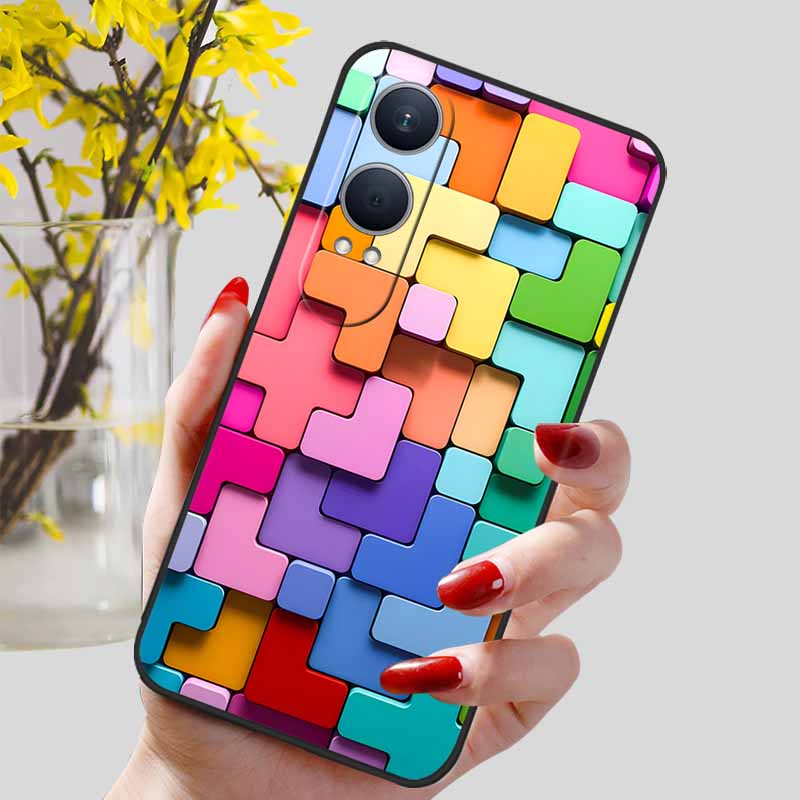 For OnePlus Nord CE4 Lite 5G Case Flowers Silicon Soft TPU Phone Cases for One plus Nord CE 4 Lite 4Lite Protect Bumper Covers