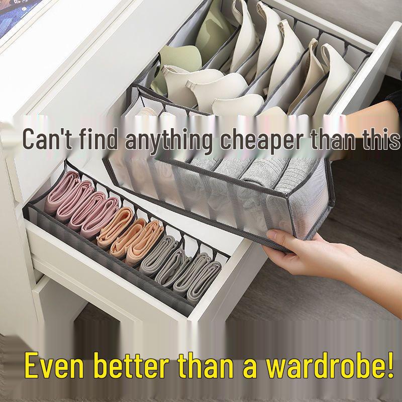 Durable Multi-purpose Bedroom Organizer Box for Clothing and Underwear