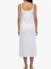 European and American Long Camisole Dress with Adjustable Straps – Soft, Round Neck Nightgown
