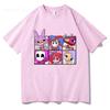 THE AMAZING DIGITAL CIRCUS Print T-Shirt Men Women Casual High Quality Pomni The Jester Ramen T-Shirts Short Sleeve Tees