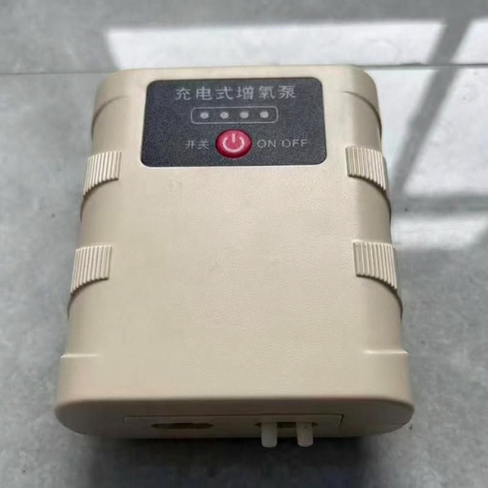 Ultra Quiet Aquarium Oxygen Pump USB Rechargeable Aquarium Aerator Small Oxygen Generator Travel