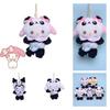 Cute And Cuddly Panda Series Plush Keychains
