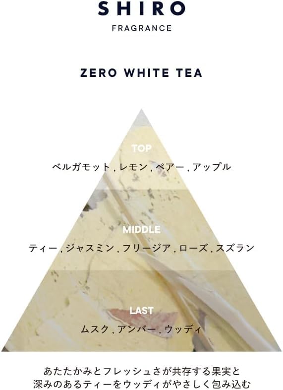 Shiro ZERO WHITE TEA GEL PERFUME 75g (Limited Edition)