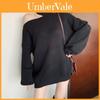 Knit Sweater For Women With Off The Shoulder Design
