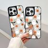Halloween Ghost Mirror Case for Apple 17 Pro Max/16 Pro/15/14/13