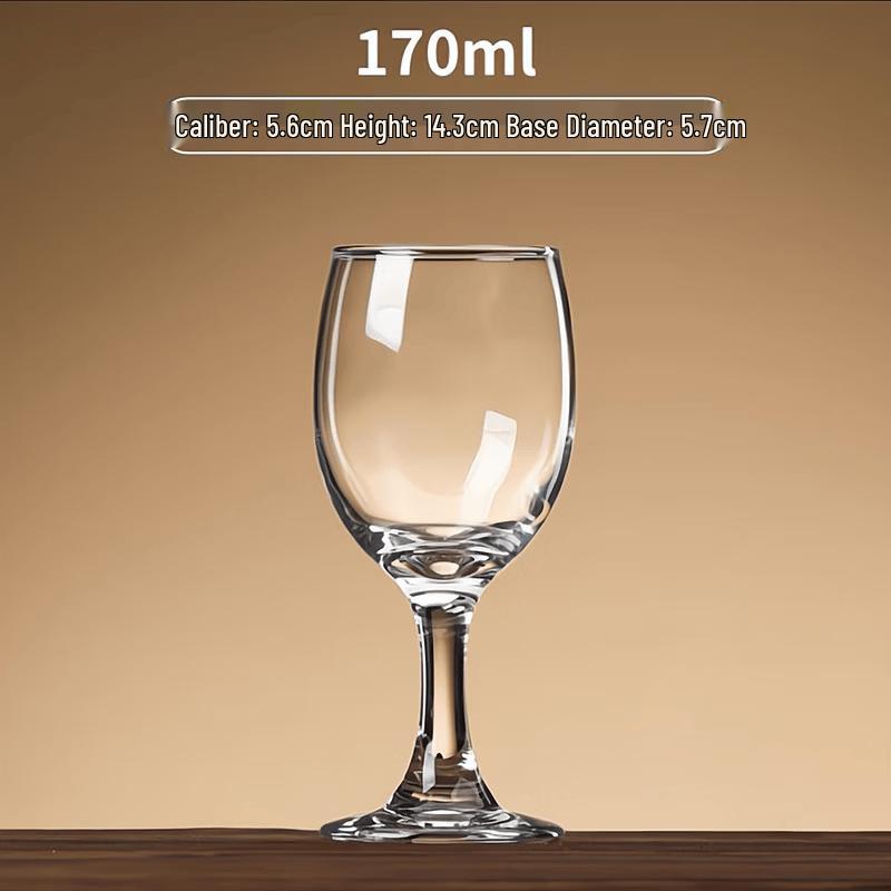 96-Pack Thickened Glass Wine Glasses