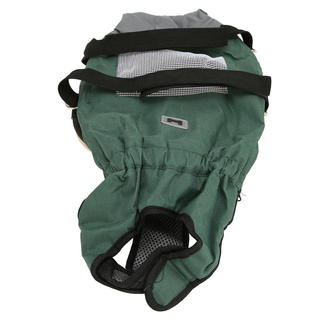 Dog Wheelchair Breathable Safe Chest Limbs Protection Rear Legs Pet Drag Bag Scooter for Paralyzed Pets L (Suitable for