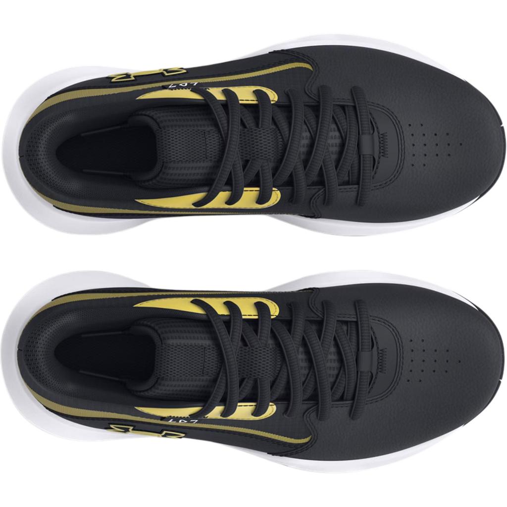 Under Armour Lockdown 7 GS Black Metallic Gold Kids Sneakers 3028513-001