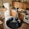 Crow,Round Area Rug,Carpet Rug for Living Room Bedroom Sofa Playroom Decor,Non-slip Floor Mat
