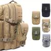 Double Layer Molle Phone Pouch Mobile Phone Case Holder Outdoor Sports Hiking Camping Hunting EDC Tool Waist Bag