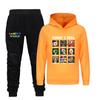 5405 Fashion Casual Kids Boys Girls Dandy World Printed Long Sleeves Hoodies Trousers Clothes Set