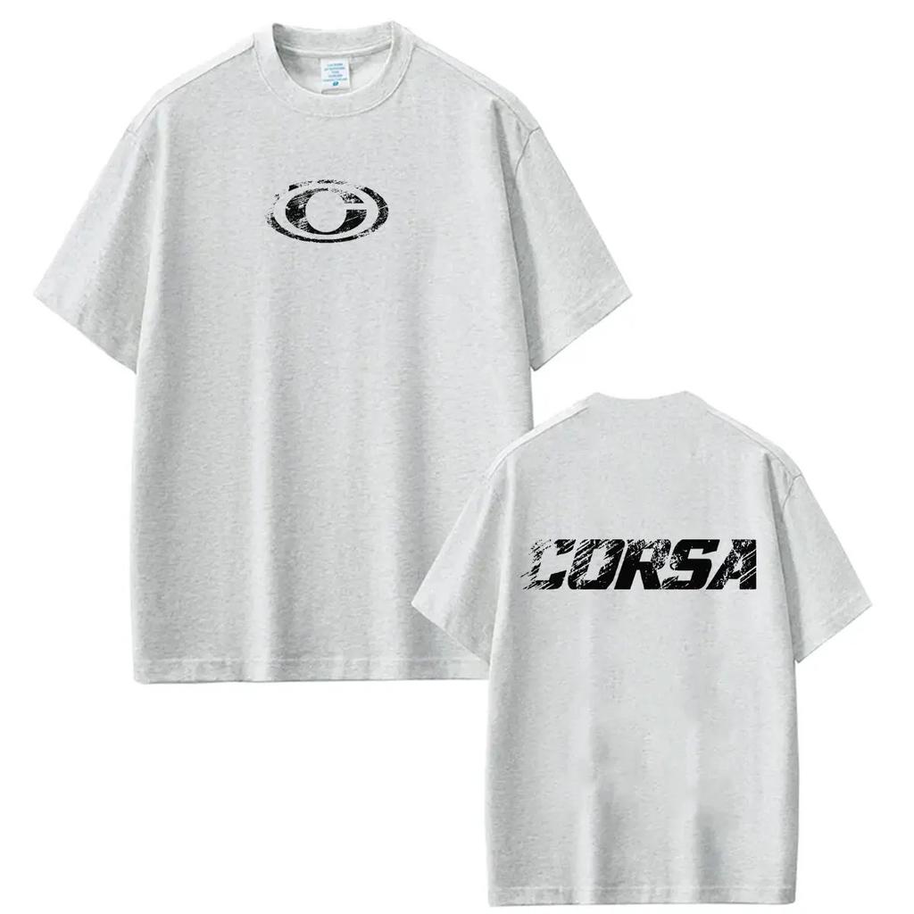 Rapper Eladio Carrión Corsa Album Tour 2026 Print Tshirt Men Women Fashion Cotton Loose Casual Vintage Short-sleeved T-shirts