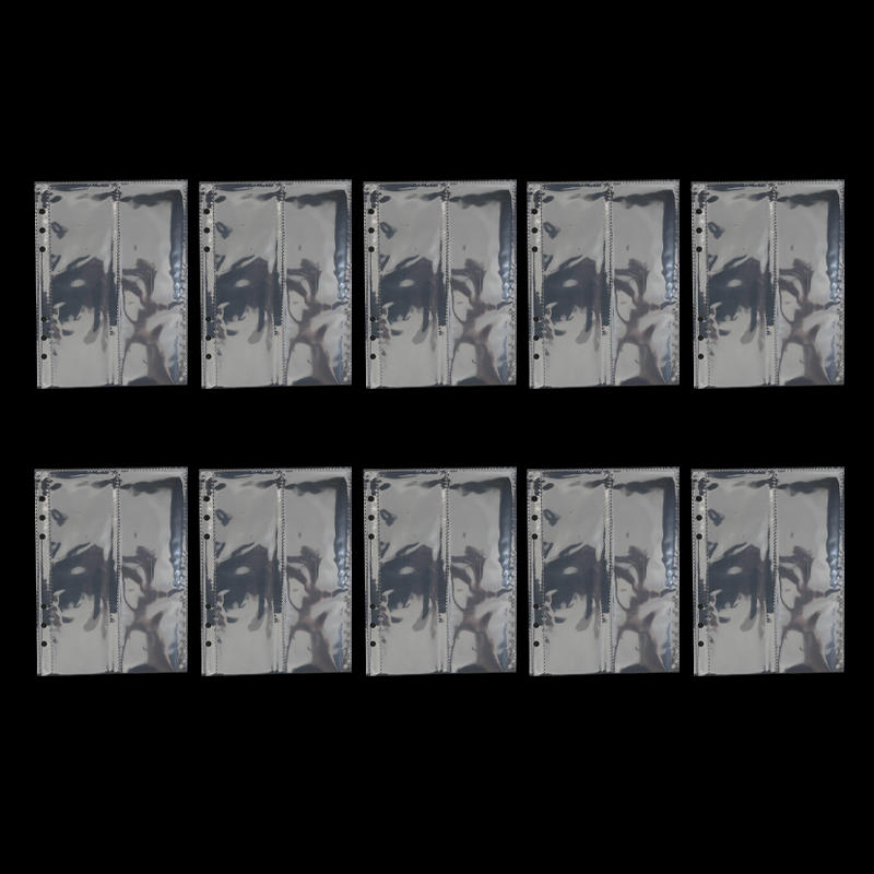 A5 Star Photocard Binder Shinning Protective Sleeves Clear Refillable Notebook Shell Binder Photocard Album 10 Inner Pages High Quality