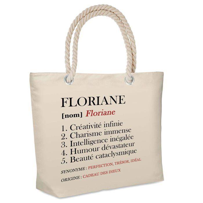 Sac de plage - PLANETEE - Floriane Définition - Isotherme - Coton réutilisable - Grande contenance